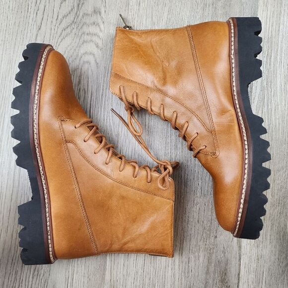 NWOB Madewell The Citywalk Lug Sole Lace Up Boots size 7 - Picture 6 of 9